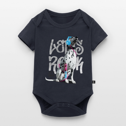 Boa´s Kurzarm-Body Let´s Rock - Navy