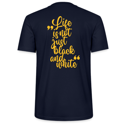 LiNBW. Unisex T-Shirt Premium Crew Yellow Edition Life is not just black and white - LiNBW.