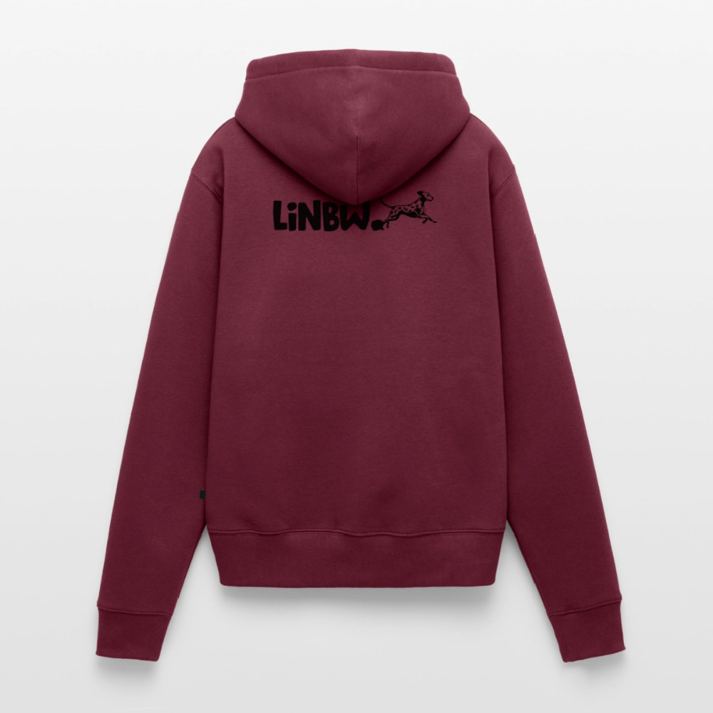 Life is not just black and white Hoodie Black Edition - Burgunderrot