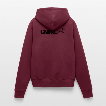 Life is not just black and white Hoodie Black Edition - Burgunderrot