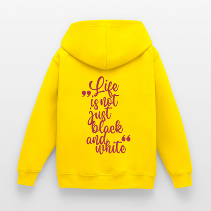 LiNBW. Crew Hoodie Life is not just black and white Edition Pink - LiNBW.