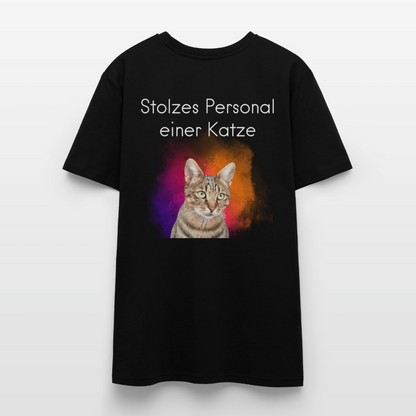 Pedro's Unisex T-Shirt Premium CAT DAD White Edition Stolzes Personal einer Katze - LiNBW.