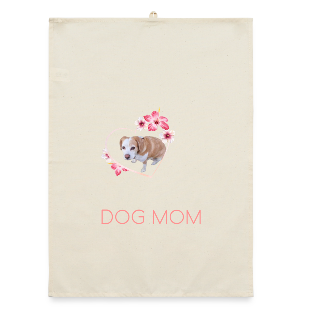 Luna´s Geschirrtuch DOG MOM - Natur