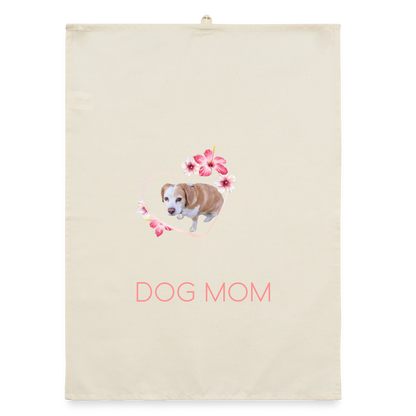 Luna´s Geschirrtuch DOG MOM - Natur