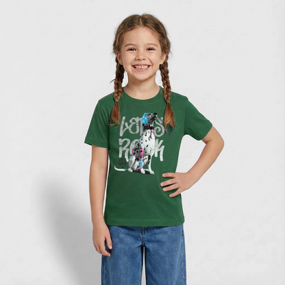 Boa's T-Shirt Let's Rock - Flaschengrün