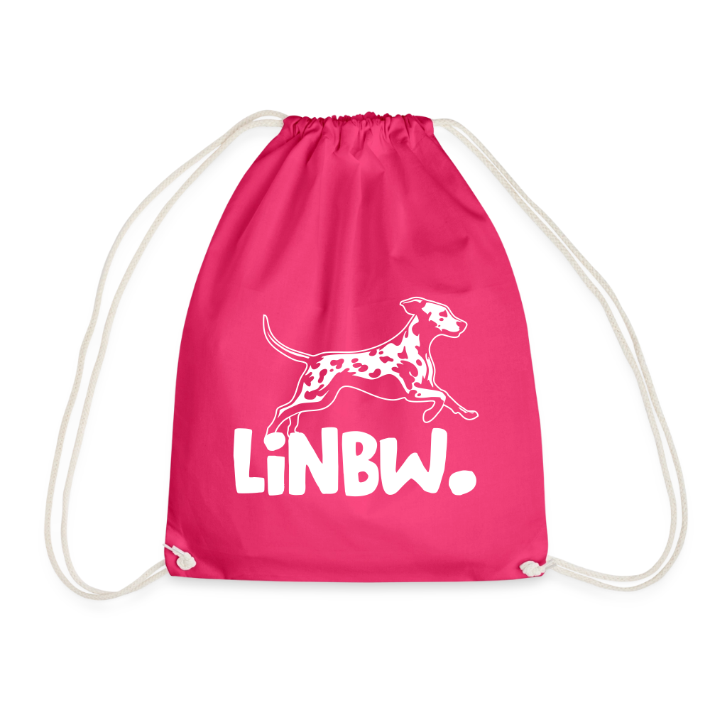 LiNBW. Turnbeutel White Edition - Fuchsia