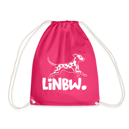 LiNBW. Turnbeutel White Edition - Fuchsia