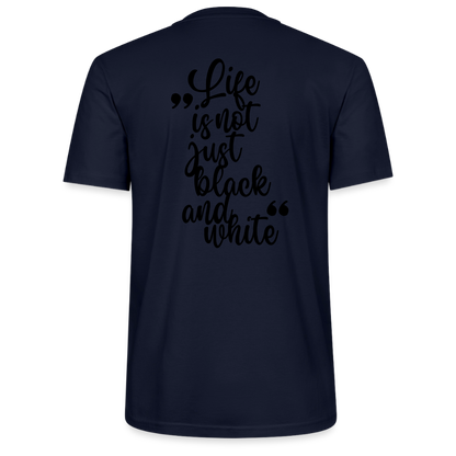 LiNBW. Unisex T-Shirt Premium Crew Black Edition Life is not just black and white - LiNBW.