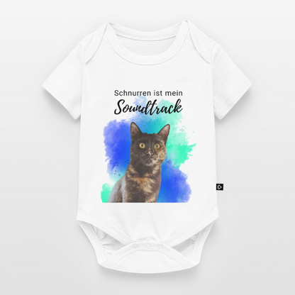 Nala´s Kurzarm-Body Schnurren ist mein Soundtrack Black Edition - LiNBW.