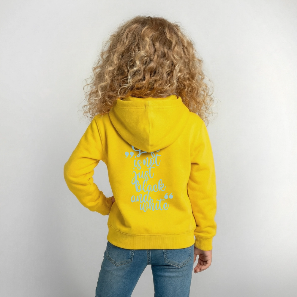 LiNBW. Crew Hoodie Life is not just black and white Edition Blue - LiNBW.