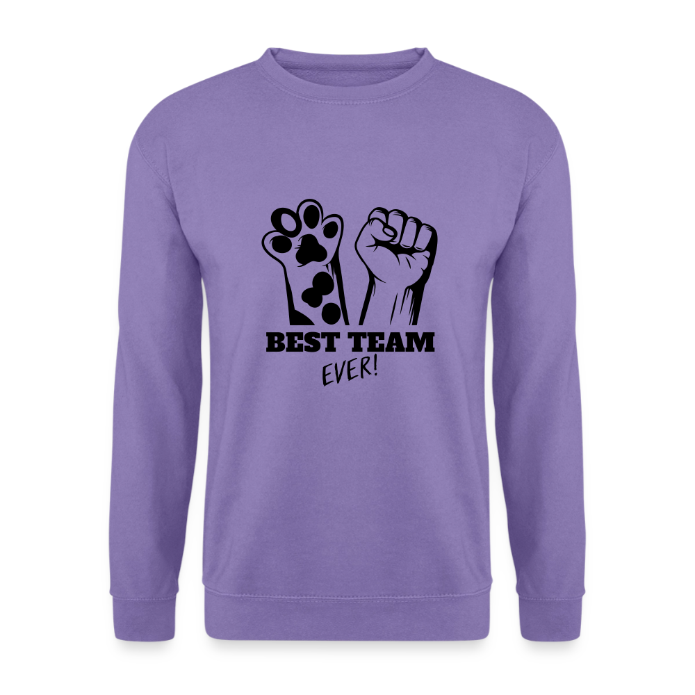 Best Team Ever Classic Pullover Black Edition - Lavendel
