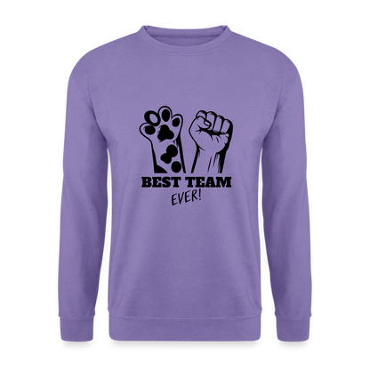 Best Team Ever Classic Pullover Black Edition - Lavendel