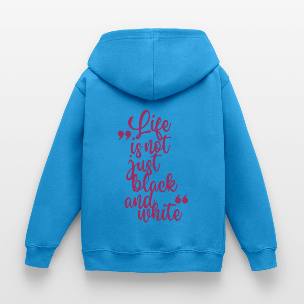 LiNBW. Crew Hoodie Life is not just black and white Edition Pink - LiNBW.