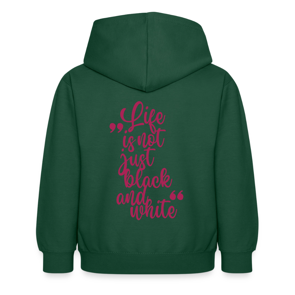 LiNBW. Crew Hoodie Life is not just black and white Edition Pink - LiNBW.