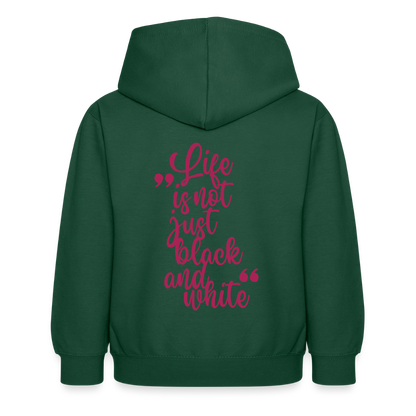 LiNBW. Crew Hoodie Life is not just black and white Edition Pink - LiNBW.