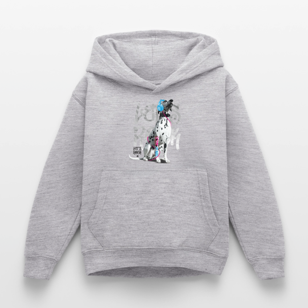 Boa's Hoodie Let's Rock - Hellgrau meliert