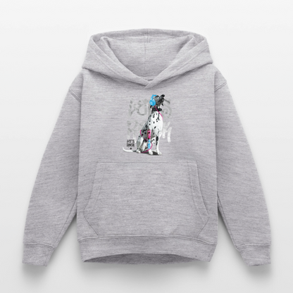 Boa's Hoodie Let's Rock - Hellgrau meliert