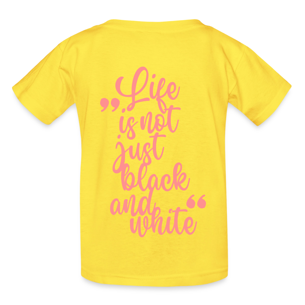 LiNBW. Crew T-Shirt Pink Edition Life is not just black and white - LiNBW.