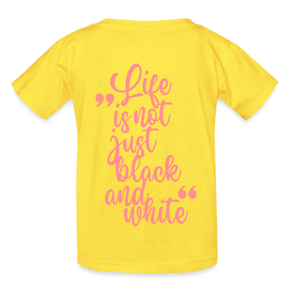 LiNBW. Crew T-Shirt Pink Edition Life is not just black and white - LiNBW.