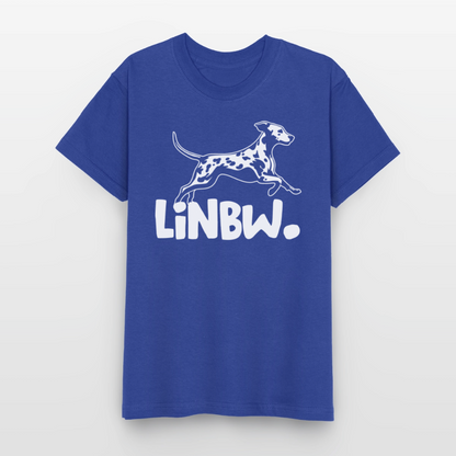 LiNBW. T-Shirt White Edition - Royalblau