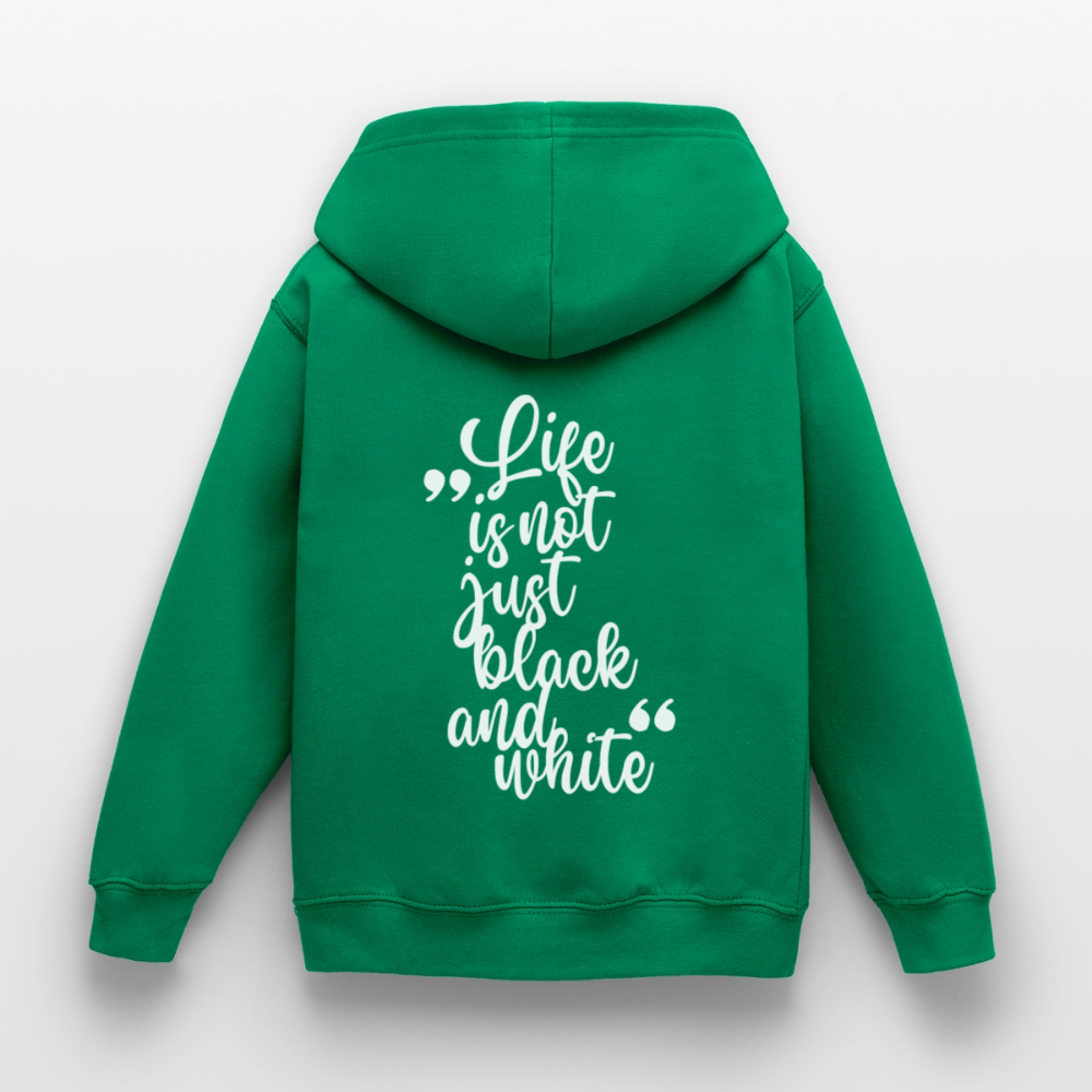 LiNBW. Crew Hoodie Life is not just black and white Edition White - LiNBW.