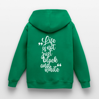 LiNBW. Crew Hoodie Life is not just black and white Edition White - LiNBW.