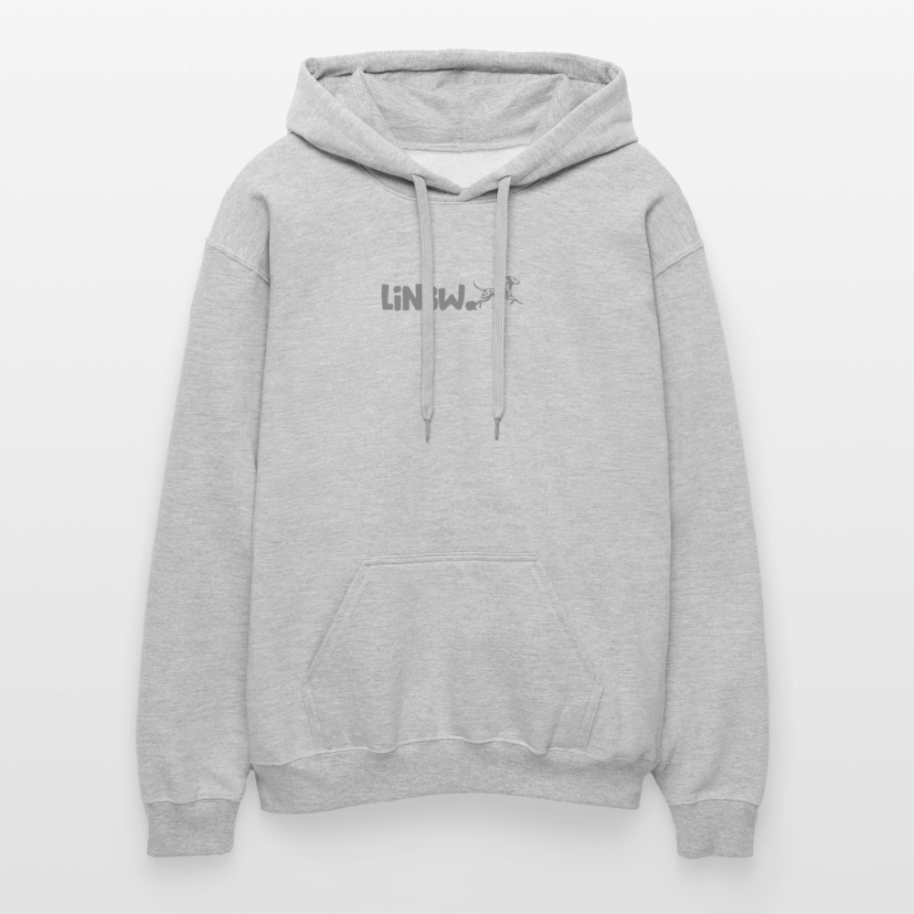 LiNBW. Crew Hoodie Grey Edition Life is not just black and white - Hellgrau meliert
