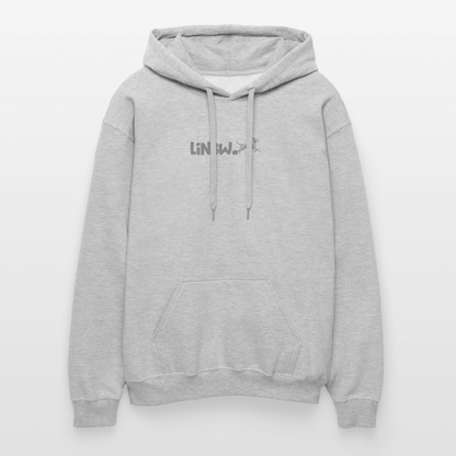 LiNBW. Crew Hoodie Grey Edition Life is not just black and white - Hellgrau meliert