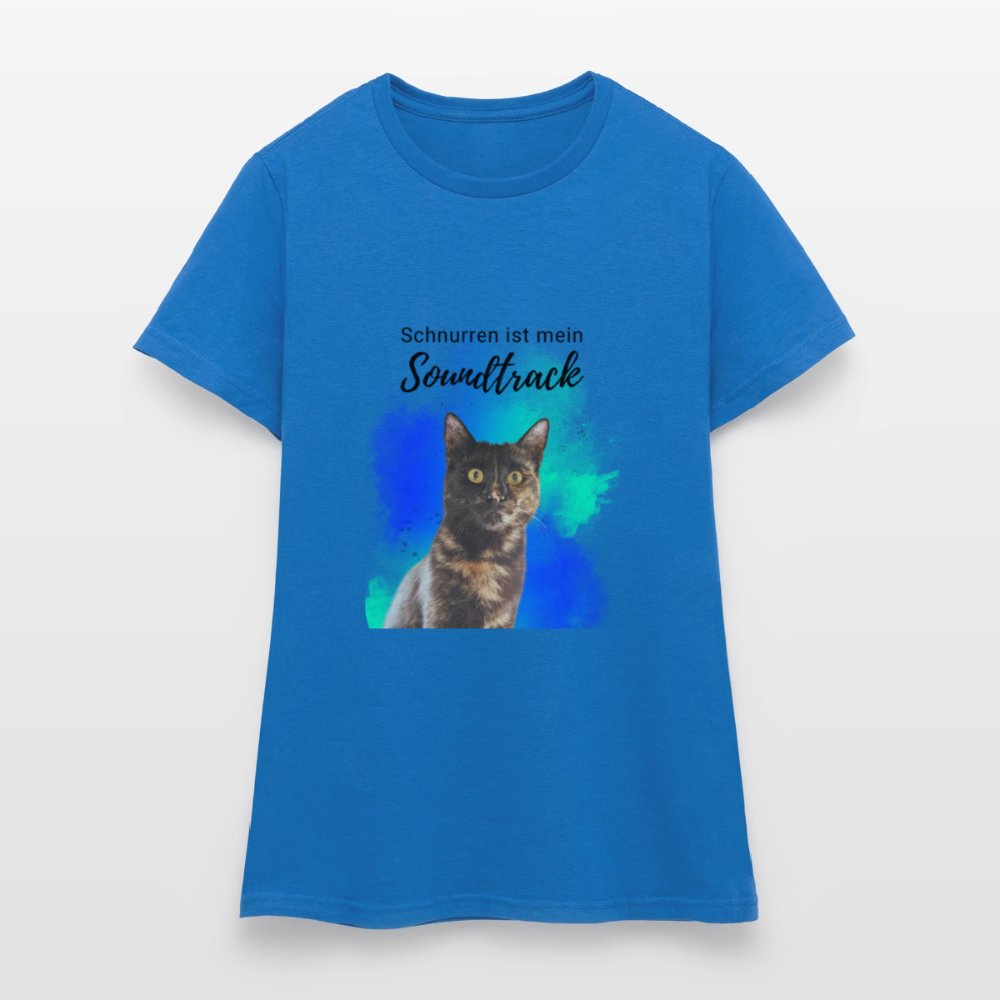 Nala's T-Shirt Schnurren ist mein Soundtrack Black Edition - Royalblau