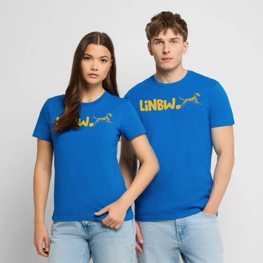 LiNBW. Unisex T-Shirt Premium Crew Yellow Edition Life is not just black and white - LiNBW.