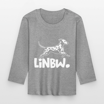 LiNBW. Langarmshirt White Edition - Grau meliert