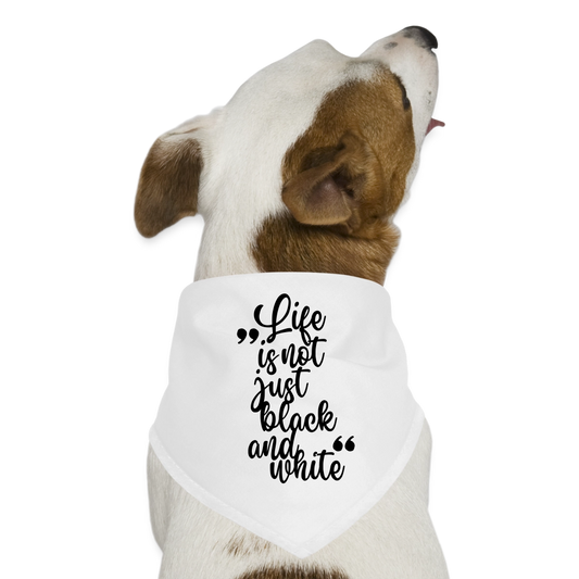 Life is not just black and white Bandana Black Edition - LiNBW.