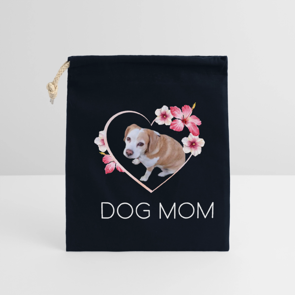 Luna´s Baumwollbeutel DOG MOM - Navy