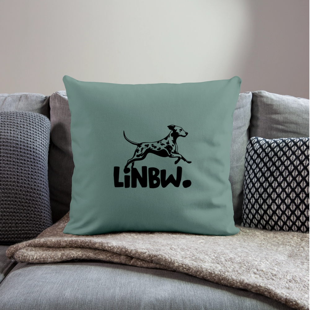 LiNBW. Kissen Black Edition - Tanngrün