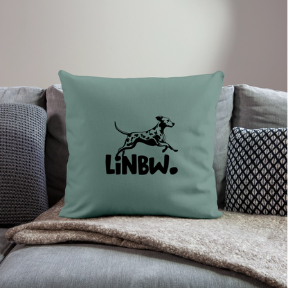 LiNBW. Kissen Black Edition - Tanngrün