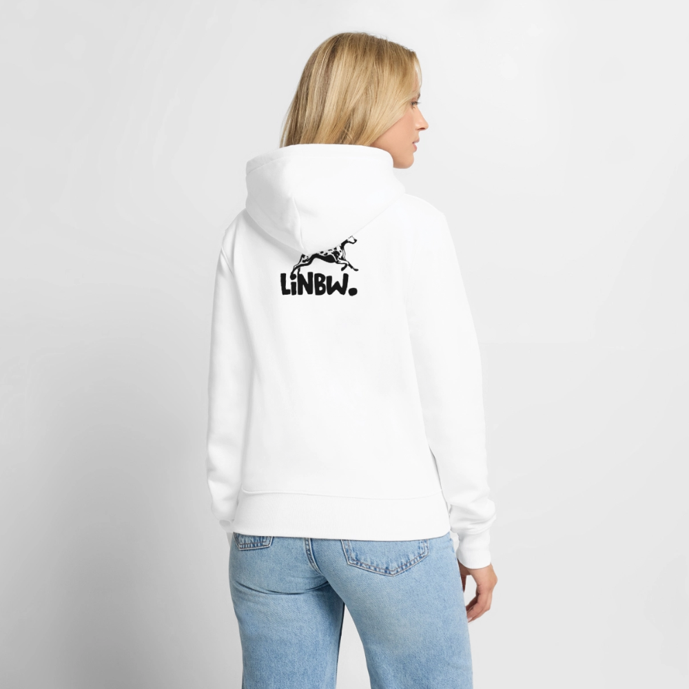 Boa's Hoodie Splash Life is not just black and white Edition Black - Weiß