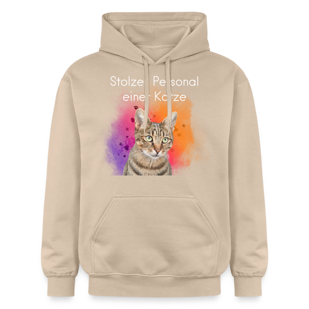 Pedro's Hoodie Stolzes Personal einer Katze White Edition - Sand