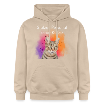Pedro's Hoodie Stolzes Personal einer Katze White Edition - Sand