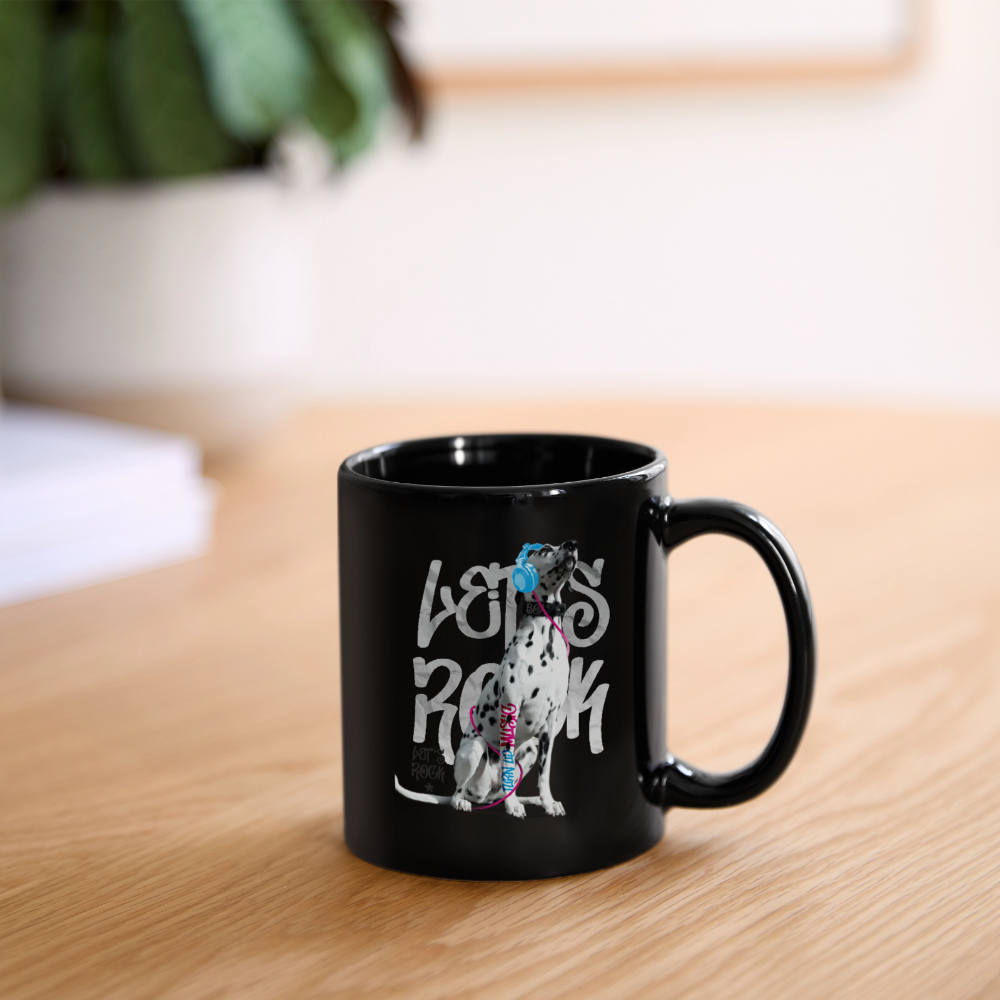 Boa Let’s Rock – Schwarze Tasse, 325 ml - Schwarz