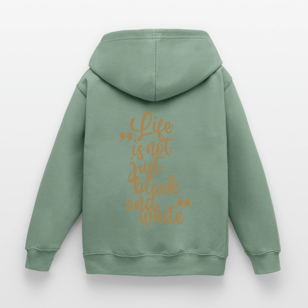 LiNBW. Crew Hoodie Life is not just black and white Edition Brown - LiNBW.