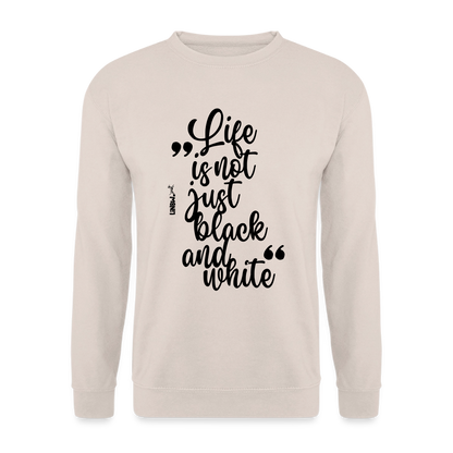 Life is not just black and white Classic Pullover Black Edition - LiNBW.