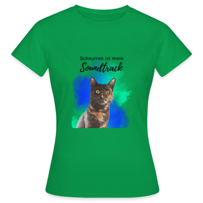 Nala's T-Shirt Schnurren ist mein Soundtrack Black Edition - Kelly Green