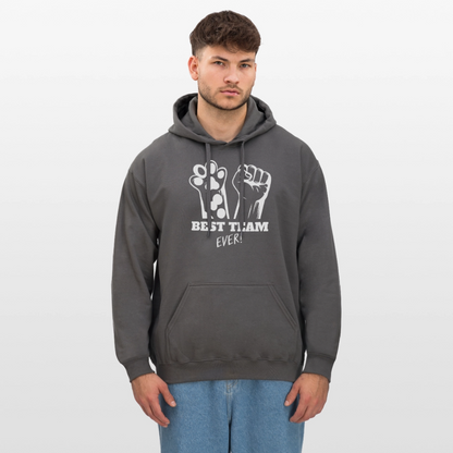 Best Team Ever Hoodie White Edition - Dunkelgrau