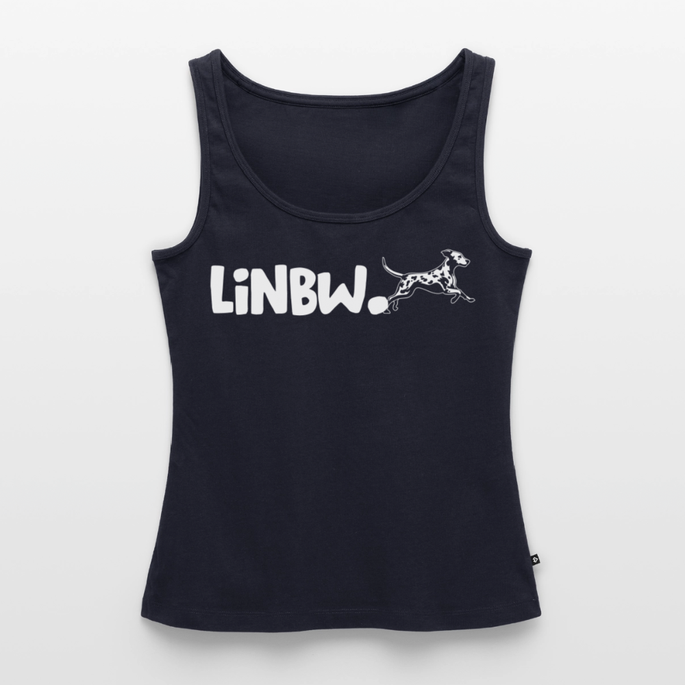 LiNBW. Tank Top Premium White Edition Life is not just black and white - Navy