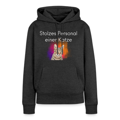 Pedro's Hoodie Stolzes Personal einer Katze White Edition - Anthrazit meliert