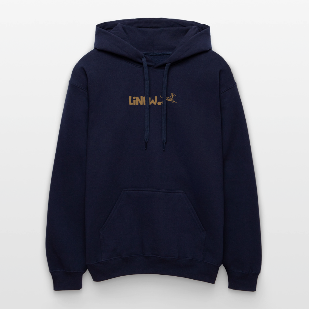 LiNBW. Crew Hoodie Brown Edition Life is not just black and white - Navy