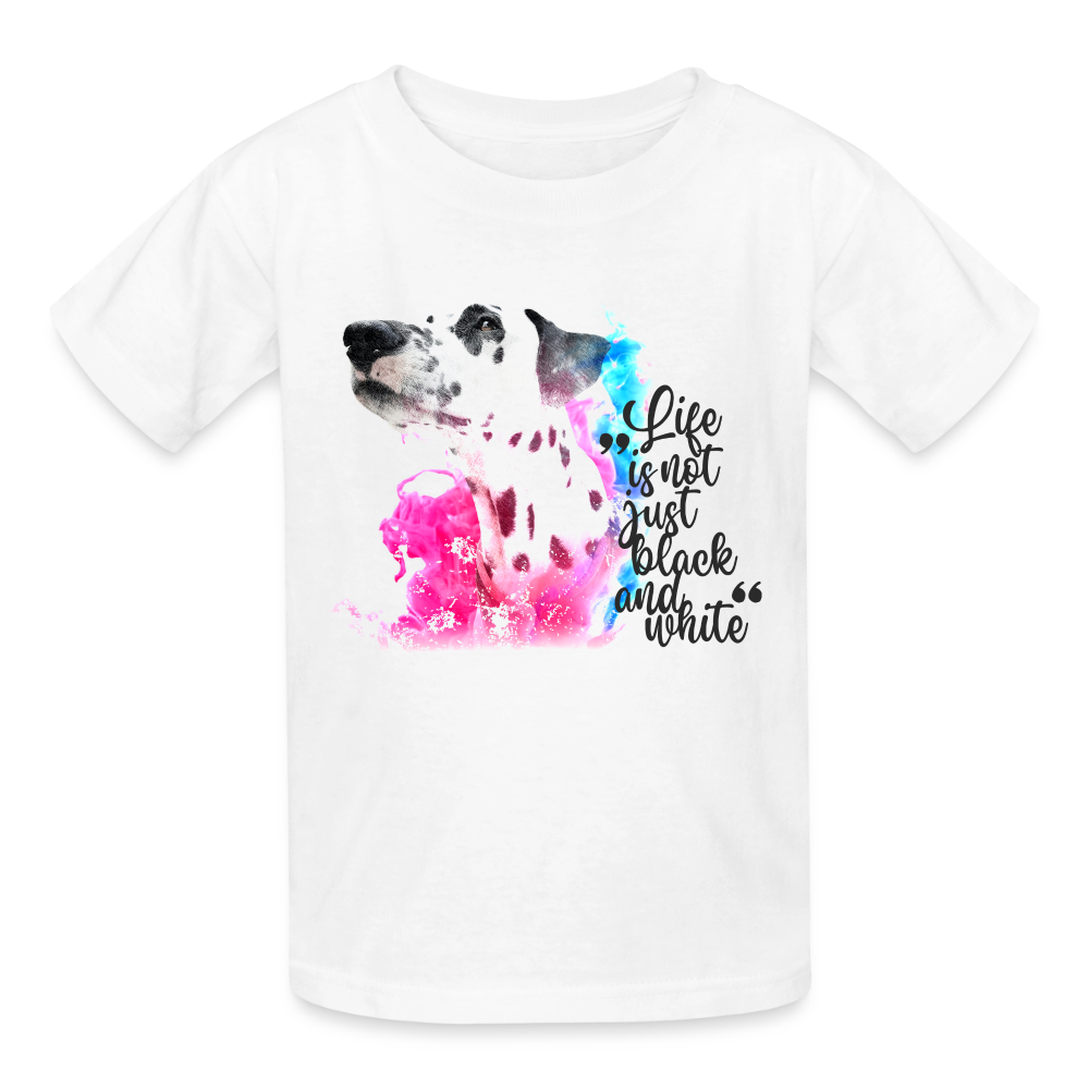 Boa's T-Shirt Splash Black Edition Life is not just black and white - Weiß