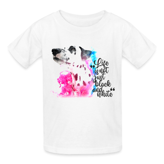 Boa's T-Shirt Splash Black Edition Life is not just black and white - Weiß