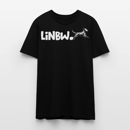 LiNBW. Unisex T-Shirt Premium Crew White Edition Life is not just black and white - Schwarz