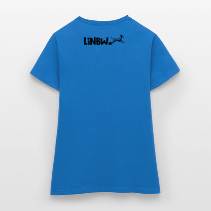 Boa's T-Shirt Splash Black Edition Life is not just black and white - Royalblau